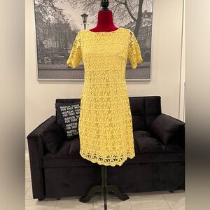 JESSICA HOWARD short sleeve yellow dress/ size 6